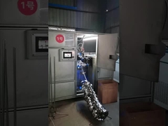 линия производства стальных колец со стеклянной крышкой