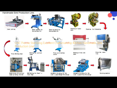 CNC точное штампование Отличное мастерство Кухня Ручная линия производства раковины