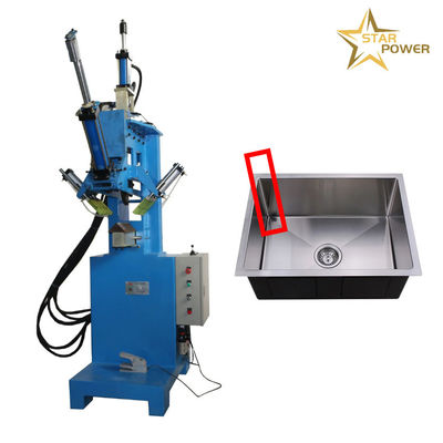 Хорошая цена CNC кухонная раковина машина автоматическая сварка R угол ручной раковины прессование краев завода машина онлайн