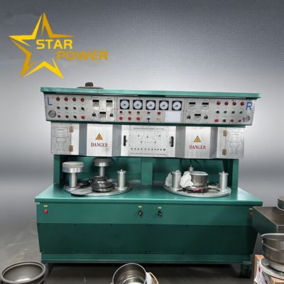 Хорошая цена Dual-Station Aluminum Brazing Machine for Cookware 580-620°C 0.3-3 MPa онлайн