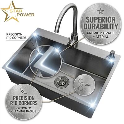Хорошая цена 15 Inch Round Undermount Bar Sink SUS304 20 Gauge Stainless Steel with Basket Strainer онлайн