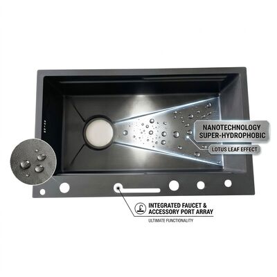 Хорошая цена 33 Inch Undermount Double Bowl Kitchen Sink 50/50 SUS304 18 Gauge with Bottom Grids online