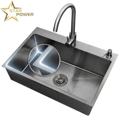 Хорошая цена 20 Inch Drop-In Single Bowl Bar Kitchen Sink SUS304 20 Gauge with Basket Strainer online