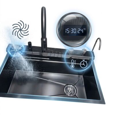 Хорошая цена 23 Inch Drop-In Single Bowl Kitchen Sink SUS304 18 Gauge with Faucet Hole online