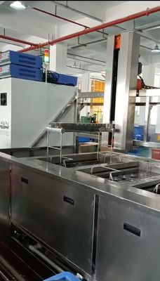 Промышленное оборудование для очистки и сушки с ультразвуковой технологией для деталей из высокоточного металла