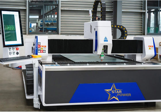 Высокоточная высокопроизводительная 3000w CNC металлическая лазерная режущая машина может быть настроена