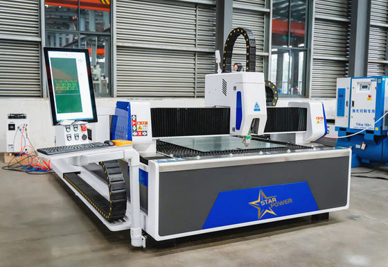 Высокоточная высокопроизводительная 3000w CNC металлическая лазерная режущая машина может быть настроена