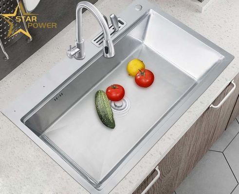 Многоразмерная прочная раковина из нержавеющей стали для домашних кухонь