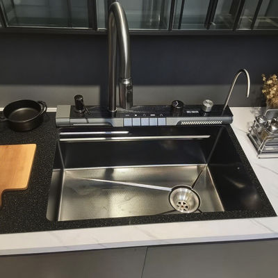 Кухонная мойка из нержавеющей стали с нижним креплением и сушкой