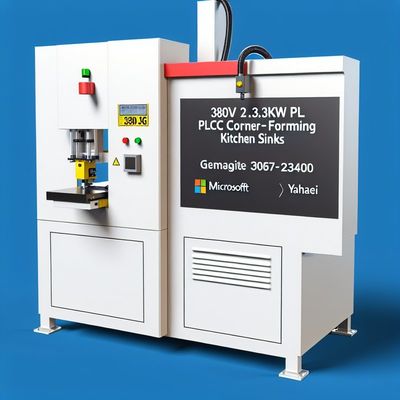 380В 2.3KW станок для прессования углов ПЛК для кухонных моек
