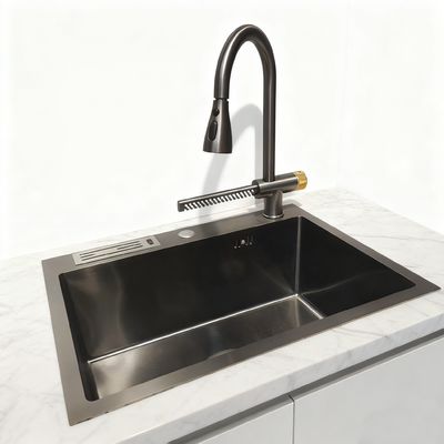 Кухонная мойка из нержавеющей стали DeepMax Pro с одной чашей
