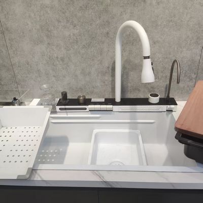 Ручной сделанный кухонный раковина из нержавеющей стали с пищевым классом 304/316 из нержавеющей стали 250-300 мм глубина чаши и толщина панели 1,2-2,0 мм