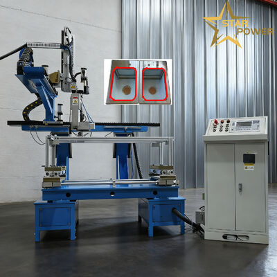 CNC-управляемая стальная сварочная машина с пневматической застежкой и 220В напряжением для ручной работы