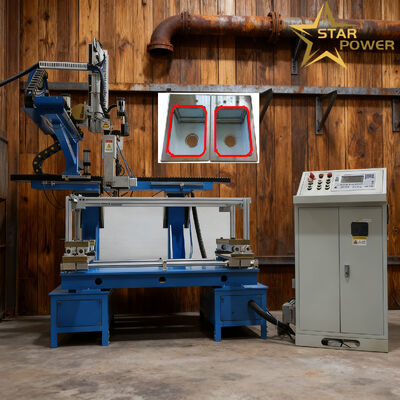 Автоматическая четырехсторонняя сварочная машина с системой ЧПУ на базе ПЛК и сервоприводом позиционирования для металлических панелей кухонной утвари