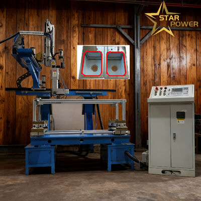 Высокоэффективная автоматическая сварная машина с четырёхсторонним сварным механизмом с 4-осевым синхронным соединением и точным управлением слиянием для 0,8-4,0 мм пластин