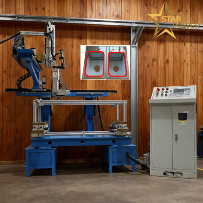 Высокоэффективный станок для сварки плоских четырех сторон с ЧПУ, с запуском в один клик и точной сваркой для формовки металла