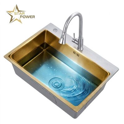Хорошая цена 18 Inch Undermount Bar Prep Sink SUS304 16 Gauge Stainless Steel with Nano Coating онлайн